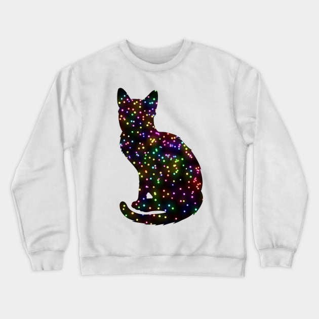 Sparkle Kitty Crewneck Sweatshirt by Amanda1775